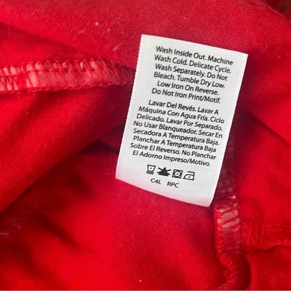 Wonder Nation Girls' 18 Mo tutu Love Heart Dress - Pink and Red long sleeve - Picture 7 of 8